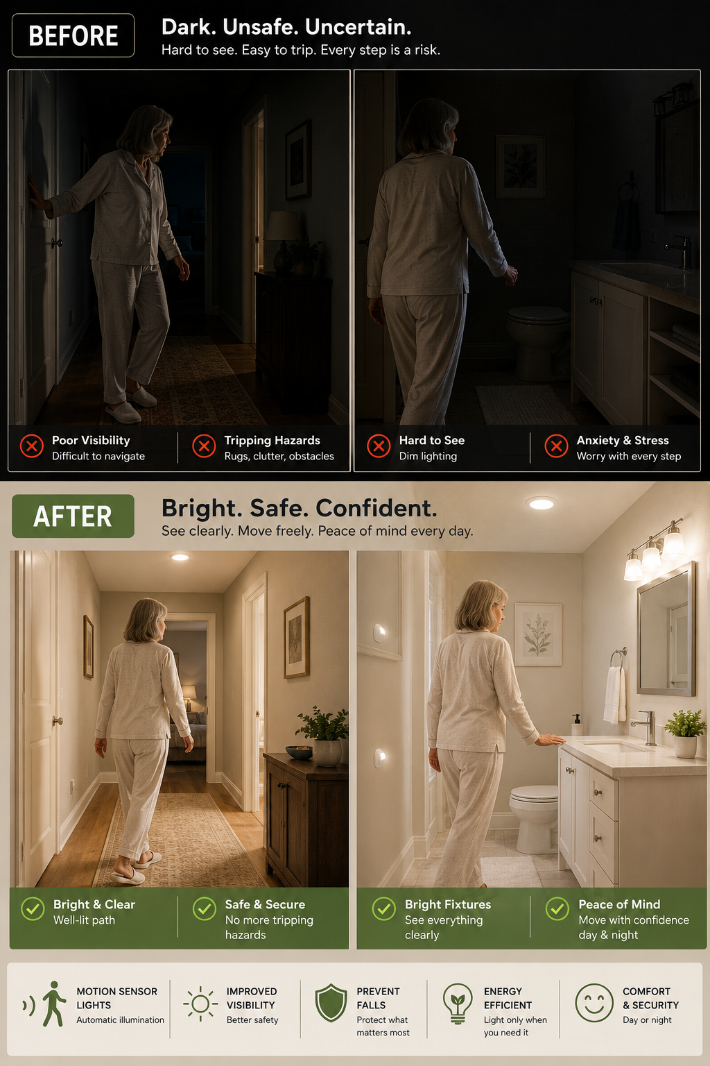 Lighting Matters More Than You Think: How Proper Illumination Prevents Falls