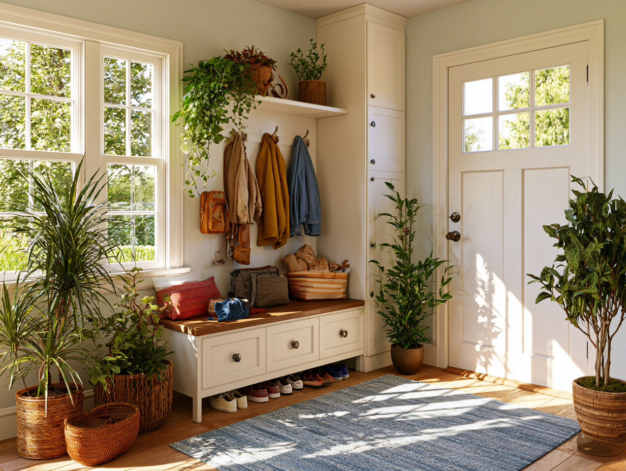 Organized Entryway Setup
