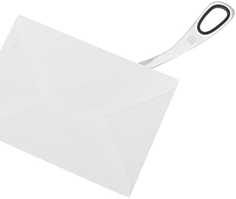 ALLEX Letter Opener 6.7" Sword Envelope Opener Knife, Japanese Stainless Steel Blade, Mail Opener Paper Knife Tool All Metal, Black, Made in Japan