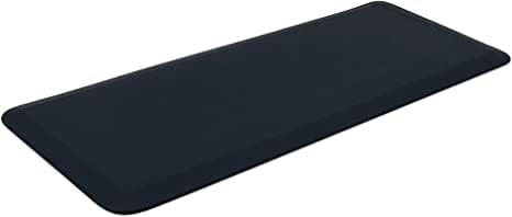 GelPro Designer Comfort 3/4" Thick Ergo-Foam Anti-Fatigue Kitchen Floor Mat, 20"x48", Leather Grain Navy