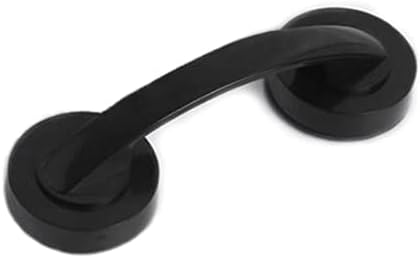 Strong Suction Cup Door Handle, Glass Door Handle, Refrigerator, Drawer, Bathroom, Suction Cup armrest, Bathtub Shower Handle, Kitchen Drawer Cabinet Handle ((Black Large))