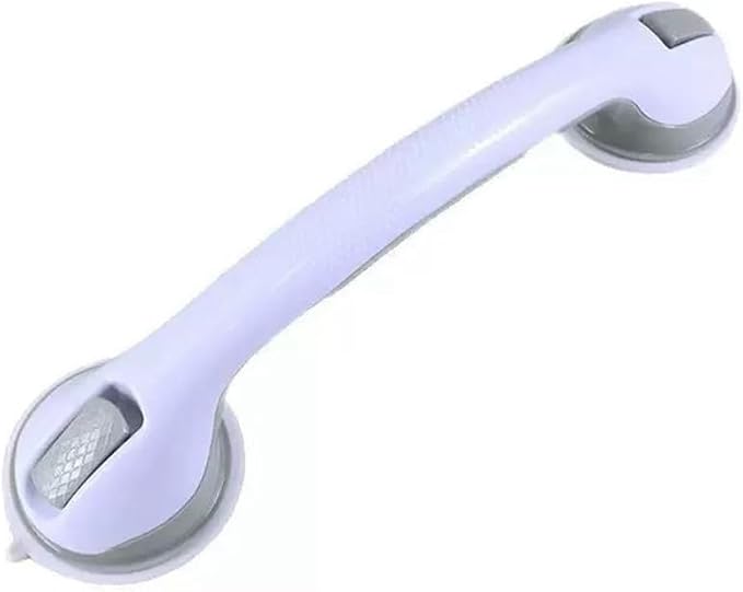 Suction Grab Bars for Shower, Safety Handle Support for Bathroom (1, Gray, 16in)