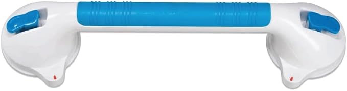Carex Ultra Grip™ Grab Bar, White & Blue, FGB19600 0000