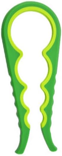 Multifunction 4 In 1 Lid Jar Opener Screw Bottle Opener (Green)