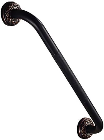 20-Inch Grab Bar Featuring Anti-Slip Handrail, Solid Brass, Oil Rubbed Bronze, Heavy-Duty Construction Armrest, Bathroom Bathtube Shower Safety Rail