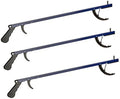 Cubii Health Reacher, Blue, 26 Inch, Reacher Tool, Lightweight Trash Picker Grabber & Garden Nabber, Handy Aluminum Picker Up Tool & Reaching Claw, Portable Reaching Assist & Dressing Tool, 3/PK