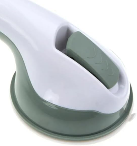 Non-Slip Suction Grab Bar.for Extra Stability in Showers, Bathtubs and Toilets.Suction Grab Bar for People with Disabilities, Elderly Individuals, Pregnant Women, and Children.12 Inch,Green.(2-Pack)