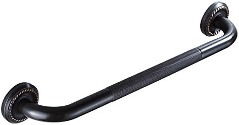 20-Inch Grab Bar Featuring Anti-Slip Handrail, Solid Brass, Oil Rubbed Bronze, Heavy-Duty Construction Armrest, Bathroom Bathtube Shower Safety Rail