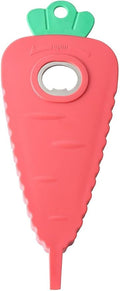 Ergonomic Stainless Steel Bottle and Jar Opener with Anti-Slip Silicone Grip | CE Certified | Opens 60% Faster | Must-Have Kitchen Tool | Amazon Top 100 Design (red radish)