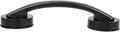 Large Black Suction Cup Handle - 9.04X2.36X2.16in Punch-Free Adhesive Grab Bar for Bathroom Safety Shower and Sliding Glass Door Mobility Assistance