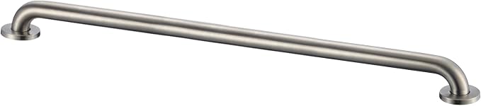 Stardrix 36-Inch ADA Compliant Grab Bar, 1.5" Diameter, Concealed Mounting Flanges, Handicap Friendly, Commercial & Residential Bathrooms, Brushed Stainless Steel