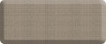 GelPro Anti-Fatigue Designer Comfort Kitchen Floor Mat, 20x32, Trellis Khaki Stain Resistant Surface with 3/4” Thick Ergo-Foam Core for Health and Wellness (Tweed Weathered Tan, 48"L x 20"W x 0.8"Th)