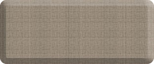 GelPro Anti-Fatigue Designer Comfort Kitchen Floor Mat, 20x32, Trellis Khaki Stain Resistant Surface with 3/4” Thick Ergo-Foam Core for Health and Wellness (Tweed Weathered Tan, 48"L x 20"W x 0.8"Th)