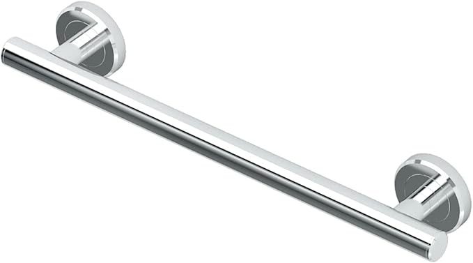 Gatco 883 Latitude II 12" Residential Grip Bar, Chrome | Wall Mount Stainless Steel Grip Bar | Total Length 15"