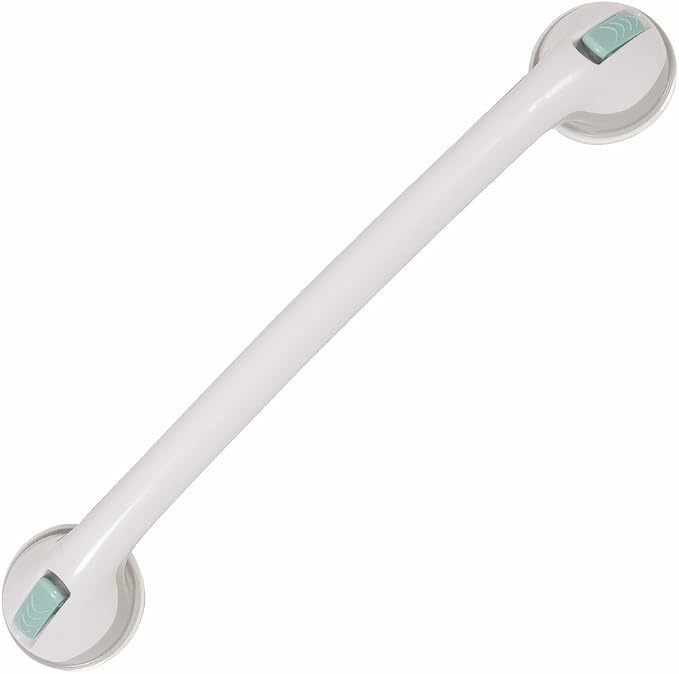 PCP Suction Grip Bathtub and Shower Safety Handle, White, 24 Inch