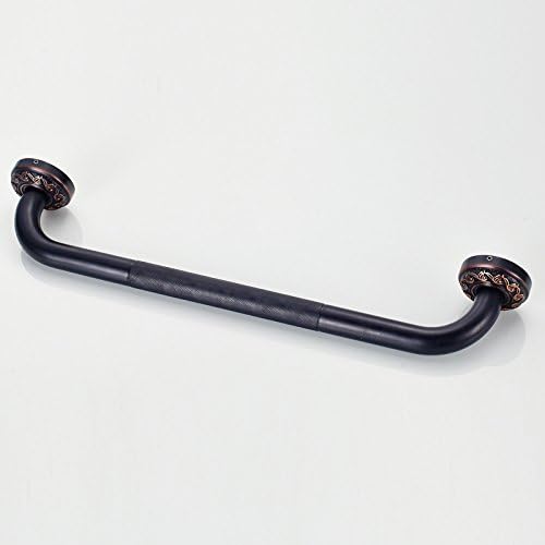20-Inch Grab Bar Featuring Anti-Slip Handrail, Solid Brass, Oil Rubbed Bronze, Heavy-Duty Construction Armrest, Bathroom Bathtube Shower Safety Rail