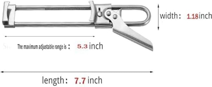 2PCS Master Jar & Bottle Opener,Adjustable Multifunctional Stainless Steel Can Opener Jar Lid Gripper,Manual,Kitchen Accessories（Silver）