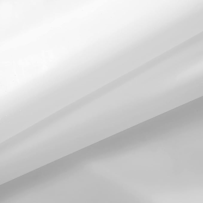 Barossa Design White Shower Curtain Liner - Premium PEVA, BPA & PVC Free, No Chemical Smell, Lightweight Shower Curtain with 3 Magnets, Metal Grommets - White, Standard Size (Pack of 2)