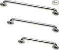 Grab Bar Bundle - ADA Compliance - 1.5" Diameter - 18", 36", 42" Lengths - Pack of 3 - Polished, Toilet Grab Bars for Commercial Restrooms and Grab Bars for Shower