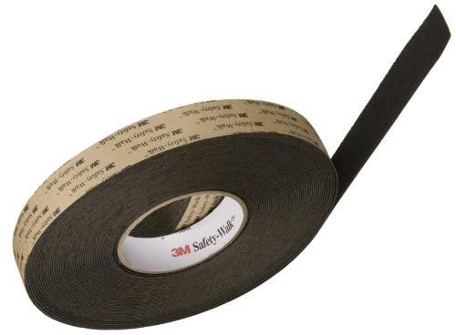 3M Safety-Walk Heavy Duty Anti Slip Tape, 2 in x 60 ft, Black Slip-Resistant Tread for Stairs, Steps, Ladders - Adheres Without Wrinkling, Curling or Lifting, Easy Application, 2-Pack