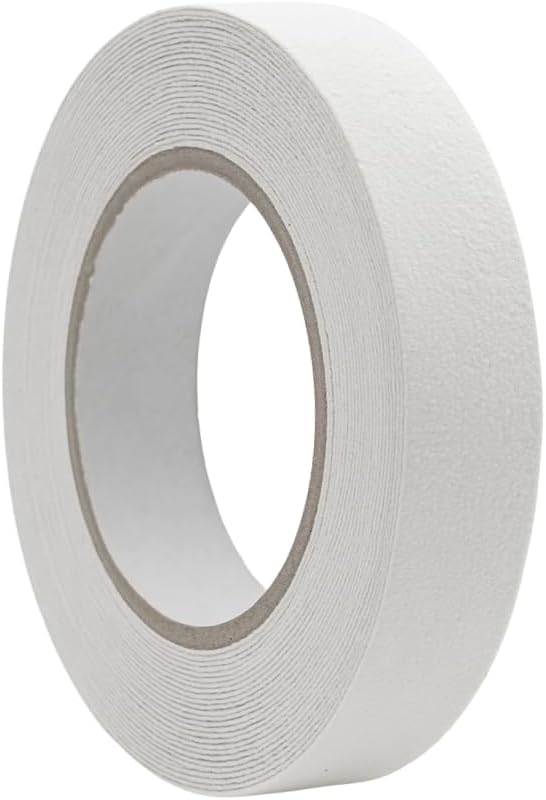 WOD Heavy Duty Anti Slip Tape White - 1 inch x 30 ft. Non Skid Treads Weather Proof Indoor/Outdoor Traction Tape for No Slip Stairs ASTC32