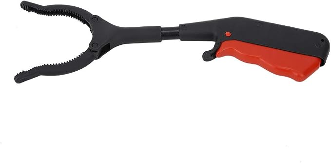 Denkerm Heavy Duty Claw Trash Garbage Picker, Grabber Reacher Tool, Practical for Gripping Variouse Shapes Objects Picking up Trash Pests Trash, default