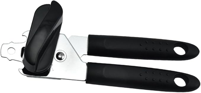 Versatile Stainless Steel Can and Bottle Opener Compact Manual Lid Opener for Household Use Sleek Design for Easy Gripping Kitchen Tool for Cans and Bottles