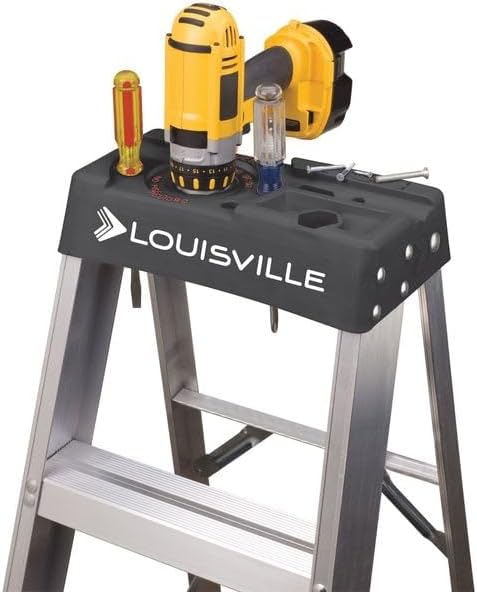 Louisville Ladder 8-Foot Aluminum Step Ladder, 300-Pound Load Capacity, Type IA, AS3008