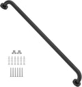 32 Inch Anti Slip Shower Grab Bar Oil Rubbed Black 1.25" Diameter,Munzong Bathroom Grab Bar, Knurled Bathroom Balance Bar,Safety Hand Rail Support Handicap Elderly Senior Assist Bath Handle