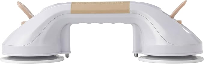 Drive Medical Suction Cup Grab Bar, White and Beige, 12 Inch