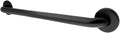 Kingston Brass DR114240 Americana 24" Grab Bar, 1-1/4" Diameter, Matte Black