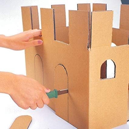 CANARY Cardboard Cutter - 7.5" Box Cutter Utility Knife for Breaking Down Boxes & Opening Packages - Made in Japan, Green