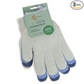 Evridwear Exfoliating Glove for Shower Men and Women, Dual Texture Bath Body Scrub Gloves Dead Skin Cell Remover for Home Spa, Massage, with Hanging Loop (3 Gloves Not 3 Pair)