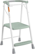 COSCO 2-Step Kitchen Stepper™ Folding Step Stool, Safety Kit Series, Ages 4+, Navy (Green)