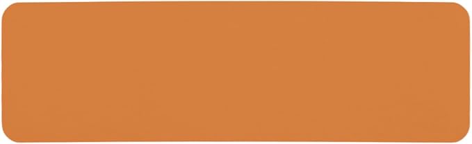 TYUU Bathroom Mat Quick Dry, Bathroom Rugs Non Slip Washable Thin Absorbent Bath Mat Fits Under Door Bathroom Floor Mat Perfect for Bath, Shower, or Sink 17"x59" Orange