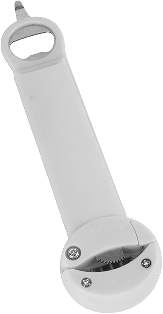 Retractable Stainless Steel Multifunctional Bottle Opener with Scientific Lever for Easy Jar Opening, for Families with Children, 5.0x21.0cm
