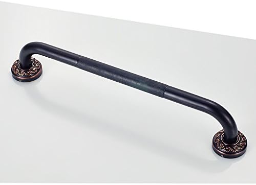 16-Inch Grab Bar Featuring Anti-Slip Handrail, Solid Brass, Oil Rubbed Bronze, Heavy-Duty Construction Armrest, Bathroom Bathtube Shower Safety Rail
