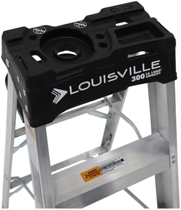 Louisville Ladder 8-Foot Aluminum Step Ladder, 300-Pound Load Capacity, Type IA, AS3008