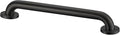 Stardrix 18-Inch ADA Compliant Grab Bar, 1.5" Diameter, Concealed Mounting Flanges, Handicap Friendly, Commercial & Residential Bathrooms, Matte Black Stainless Steel