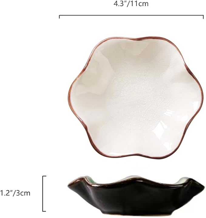 Ice Cracking Leaf Jewelry Dish, Decorative Ring Holder Small Trinket Tray Bowl, Gifts for Daughter Mom Friends, Milk White.