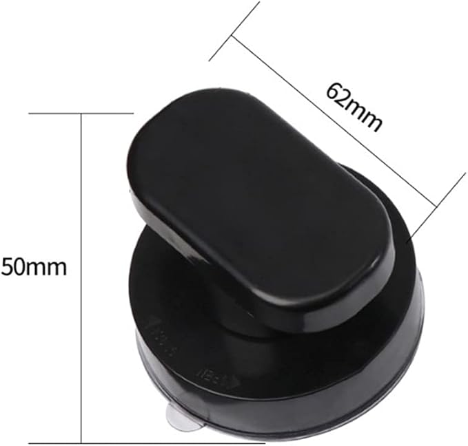KAFENDA Strong Suction Cup Handle is Suitable for Glass Doors and Windows, as Well as cabinets. It Features a Seamless Installation, is Washable, and can be reused