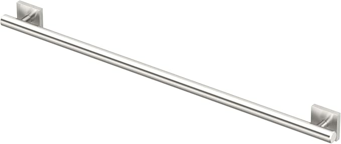 Gatco 956 Elevate, Grab Bar, 36”, Satin Nickel/ADA Compliant Stainless Steel Safety Grab Bar for Bathroom