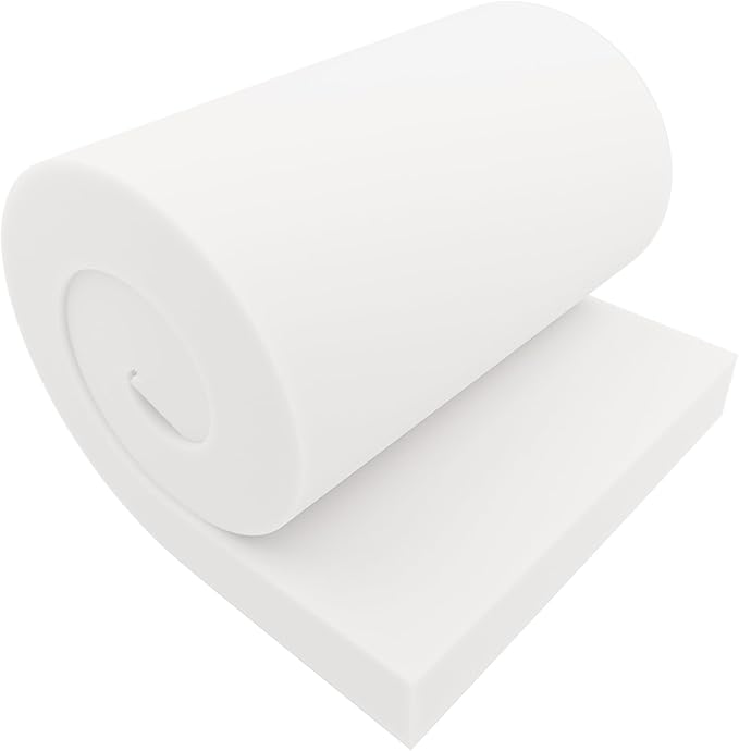 GoTo Foam 4" Height x 24" Width x 72" Length 35ILD (Semi-Firm) Upholstery Cushion Made in USA
