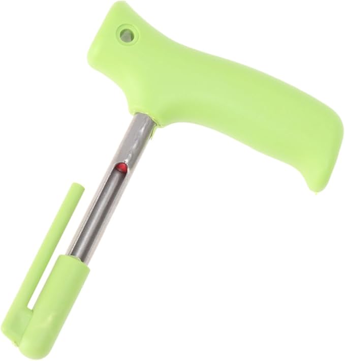 Stainless Steel Coconut Opener Tool with Unique Design for Effortless Coconut Water Extraction Comfortable Grip Dishwasher Safe for Daily Use Green