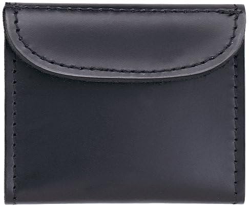 Aker Leather A557 Surgical Glove Pouch, Duty Belt Holder with Hook-and-Loop Closure, Fits Up to 4 Pairs of Protective Gloves, Compact Security Pouch, Utility Belt Accessories, Made in USA