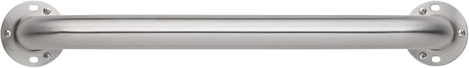 Homewerks 068 HW11218SS 18 Inch Bathroom Grab Bar with 1-1/2 Inch Diameter and Exposed Screws ADA Compliant - Brushed Stainless Steel