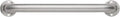 Homewerks 068 HW11224SS 24 Inch Bathroom Grab Bar with 1-1/2 Inch Diameter and Exposed Screws ADA Compliant - Brushed Stainless Steel