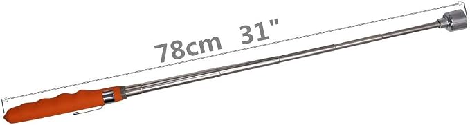 Telescoping Magnetic Pick Up Tool Extendable 31" Pull Force 20lb, Magnet Stick for Hard-to-Reach,Narrow Space,Mechanic,Automotive,Home -Cool Gadget Gifts for Men, Women, Husband,Dad, Handyman, Women