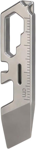 Titanium keychain tool,Lightweight Multipurpose Tool, Can Opener, Pry bar, Wrench Bottle Opener