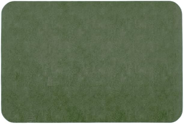 TYUU Bathroom Mat Quick Dry, Bathroom Rugs Non Slip Washable Thin Absorbent Bath Mat Fits Under Door Bathroom Floor Mat Perfect for Bath, Shower, or Sink 20"x30" Sage Green